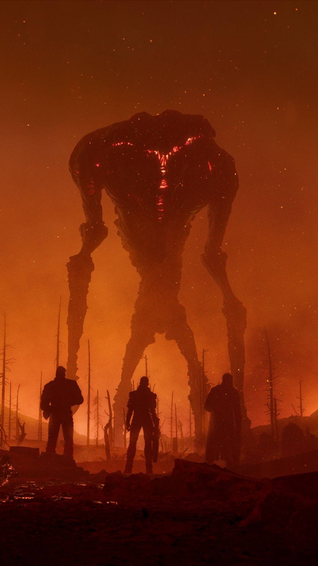 Обои эскорт, люди могут летать, шутер, кооперативный геймплей, тепло в разрешении 1080x1920