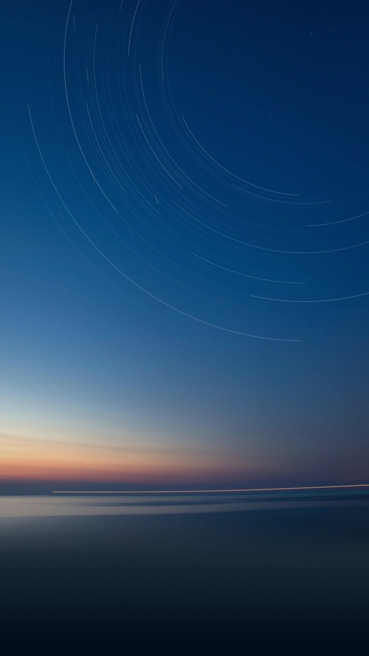 Обои смартфон, андроид, синий, горизонт, атмосфера в разрешении 720x1280