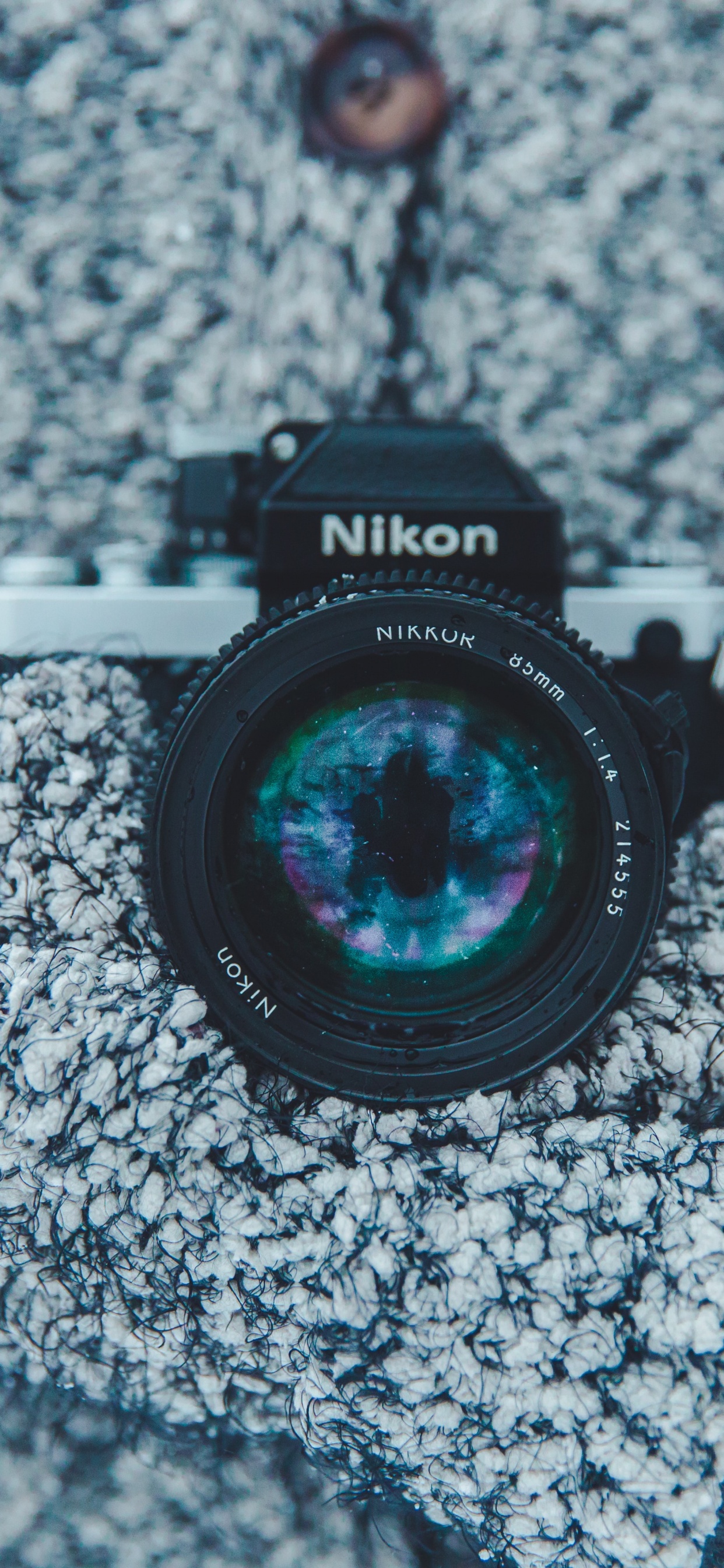 Обои Никон, объектив камеры, камера, Canon, черный в разрешении 1242x2688