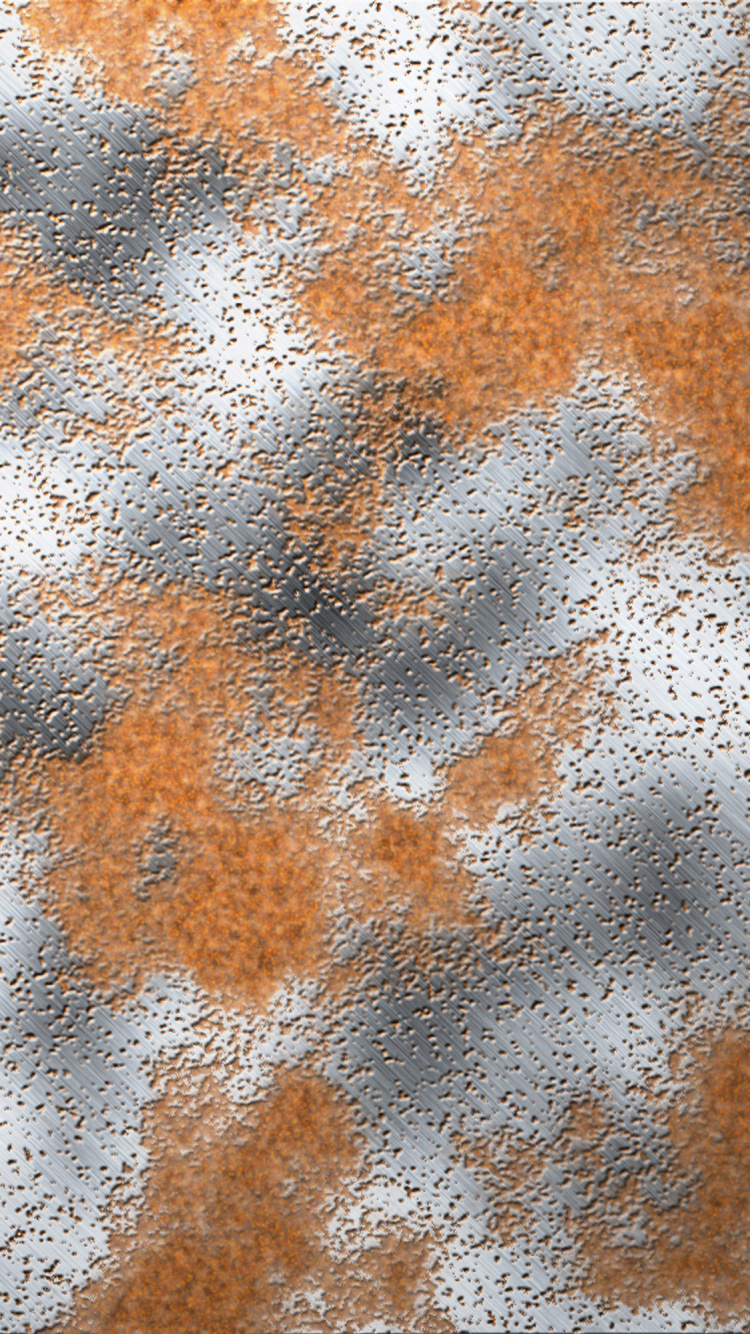 Обои металл, золото, железо, сталь, узор в разрешении 750x1334