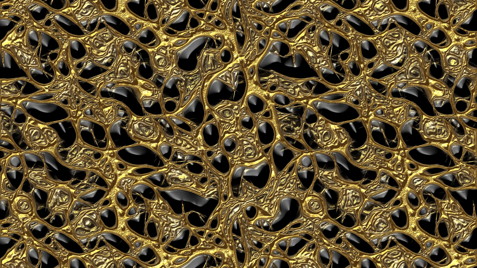Обои узор, золото, дизайн, металл, металлический цвет в разрешении 1920x1080