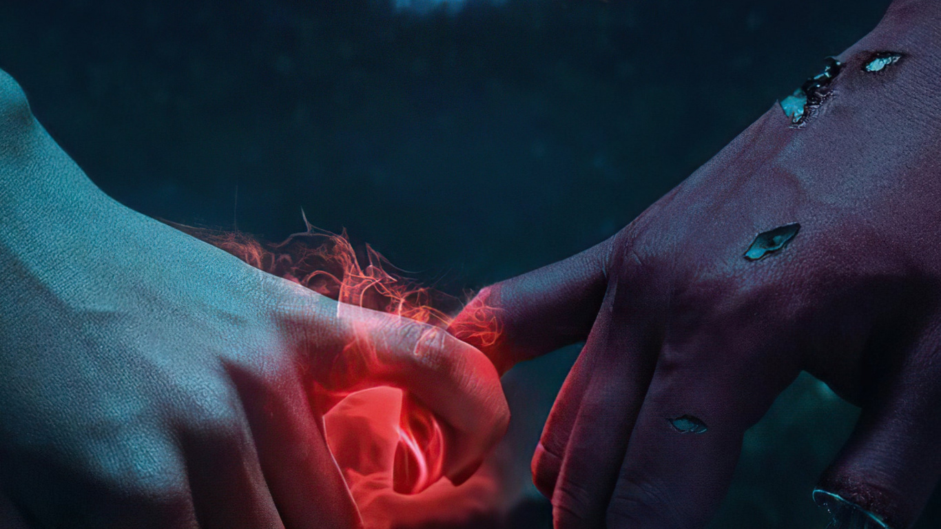 Обои агата харкнесс, Ванда Maximoff, видение, вода, подземные воды в разрешении 1366x768