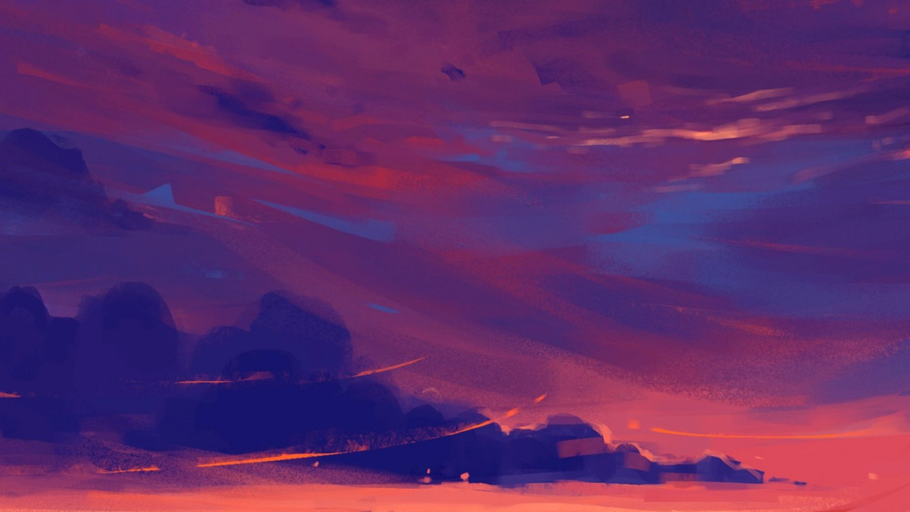 Обои антиутопический телефон, дистопия, арт, андроид, живопись в разрешении 1280x720