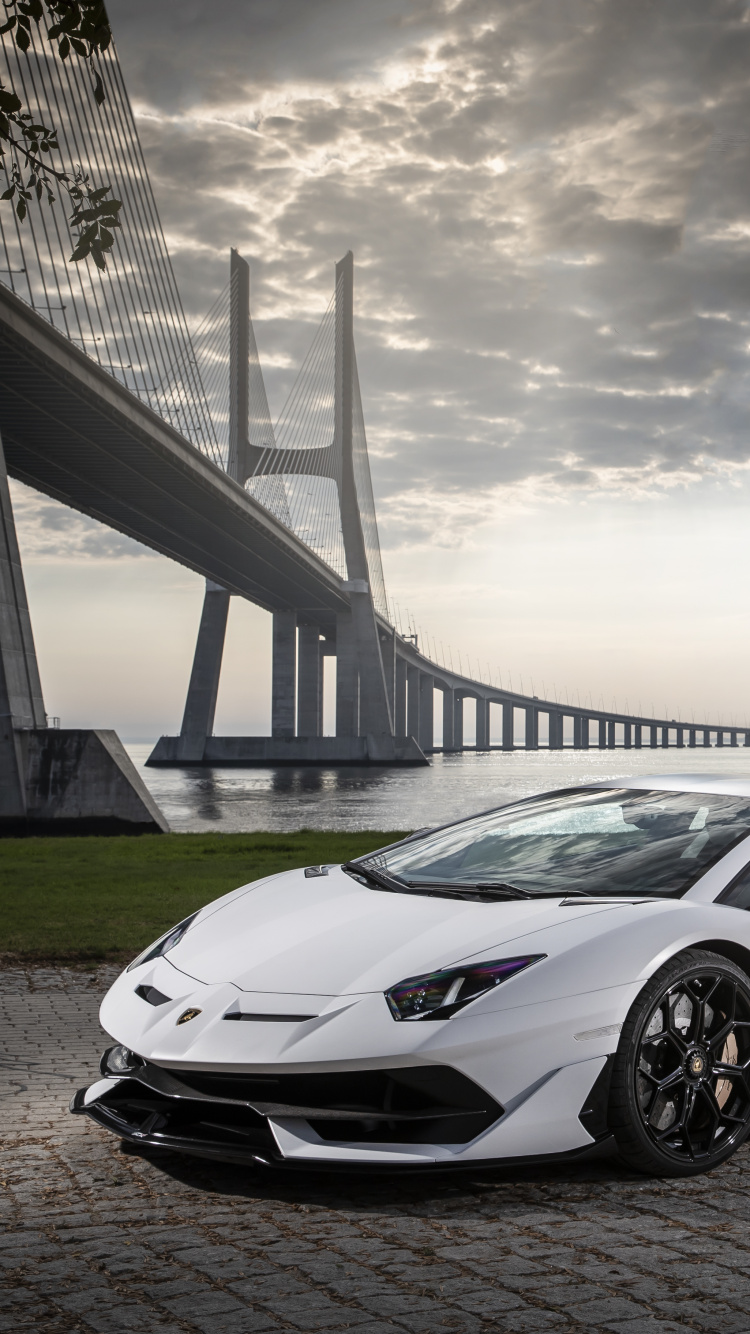 Обои Авентадор svj, спорткар, авто, Ламборджини, суперкар в разрешении 750x1334