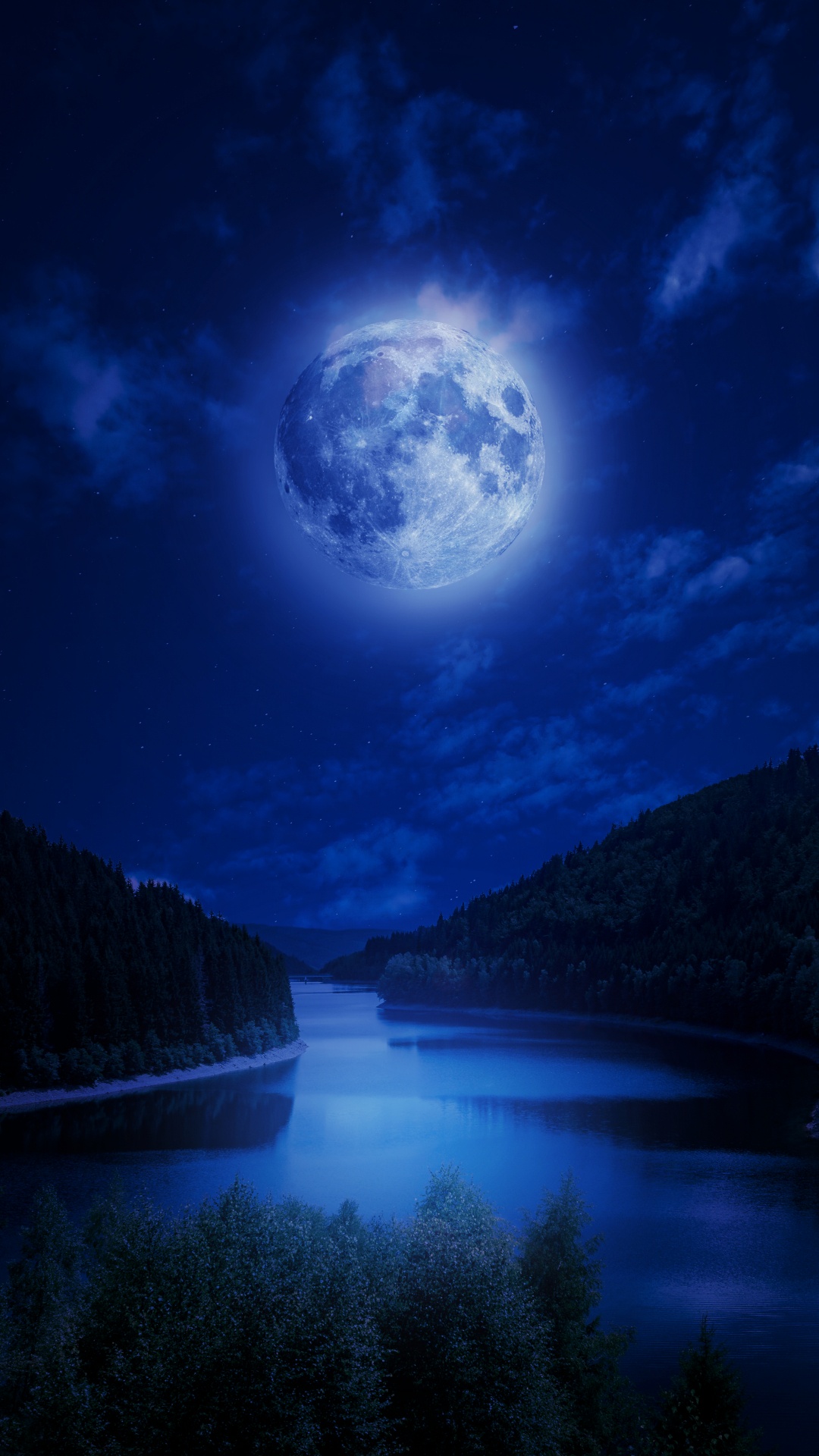 Обои природа, вода, облако, атмосфера, свет в разрешении 1080x1920