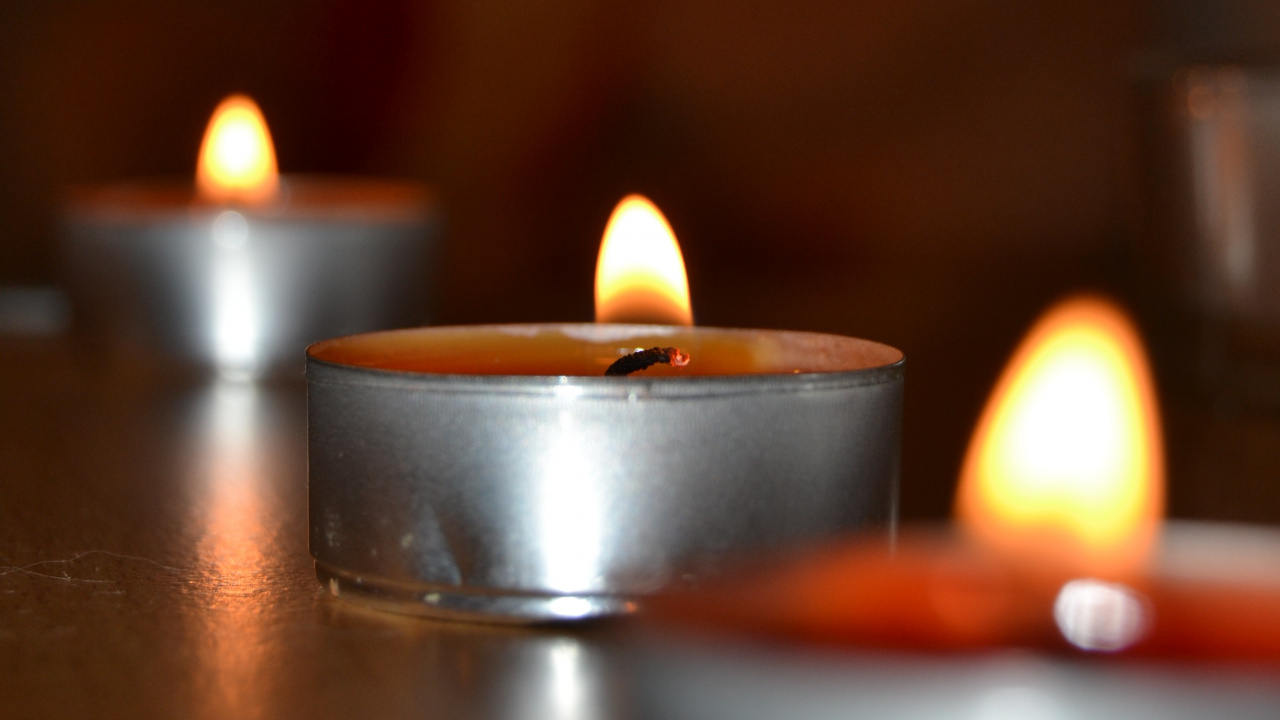 Обои свеча, освещение, свет, пламя, воск в разрешении 1280x720