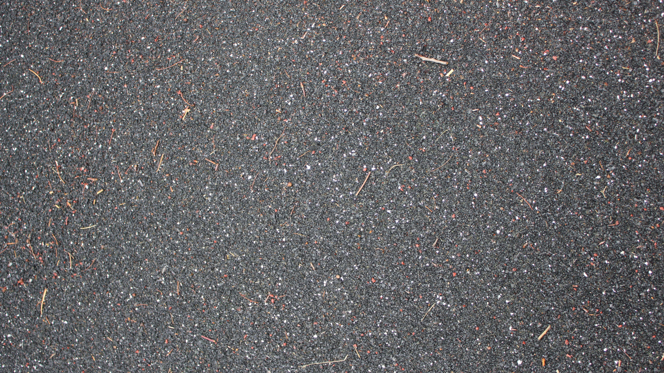 Обои асфальт, дорожное покрытие, черный, смола, гранит в разрешении 1366x768