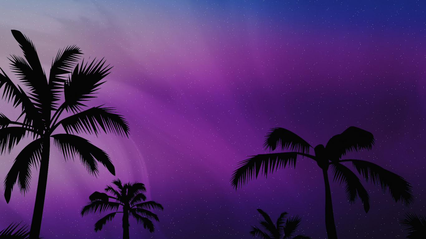 Обои черный красивый телефон, водоем, ночь, природа, растительность в разрешении 1366x768