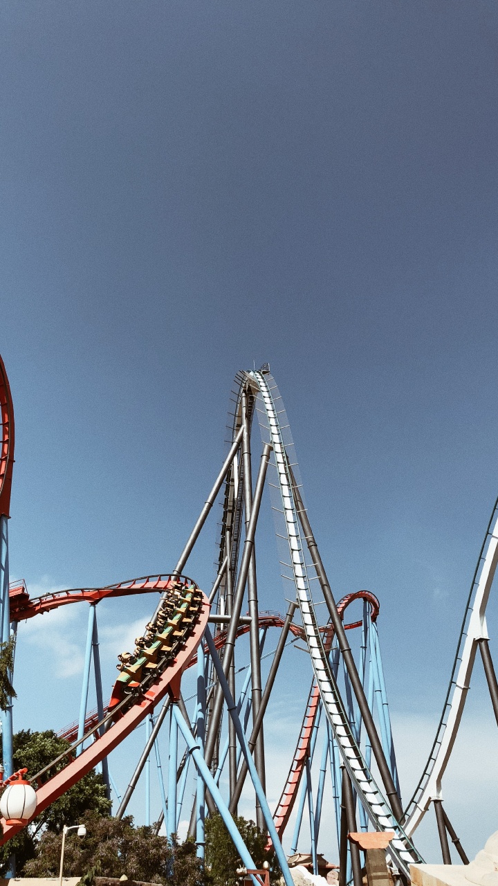 Обои горки, достопримечательность, природа, синий, дневное время в разрешении 720x1280