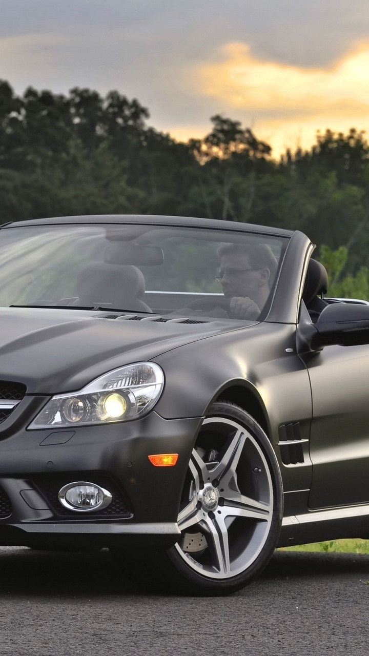 Обои авто, Мерседес-Benz SL550 2011, lexus, Mercedes-Benz CL-Class, Кабриолет в разрешении 720x1280