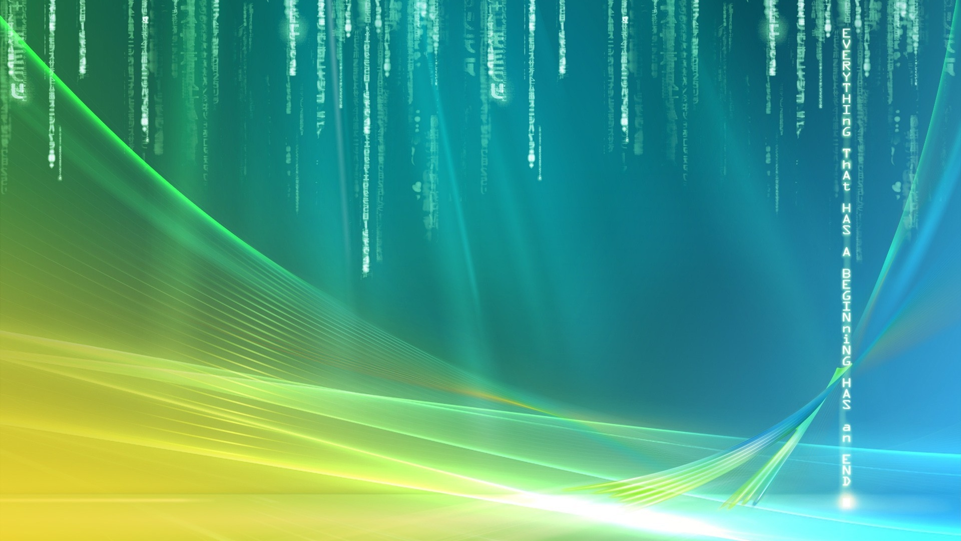 Обои окно перспектива, microsoft windows, зеленый, линия, гидроресурсы в разрешении 1920x1080