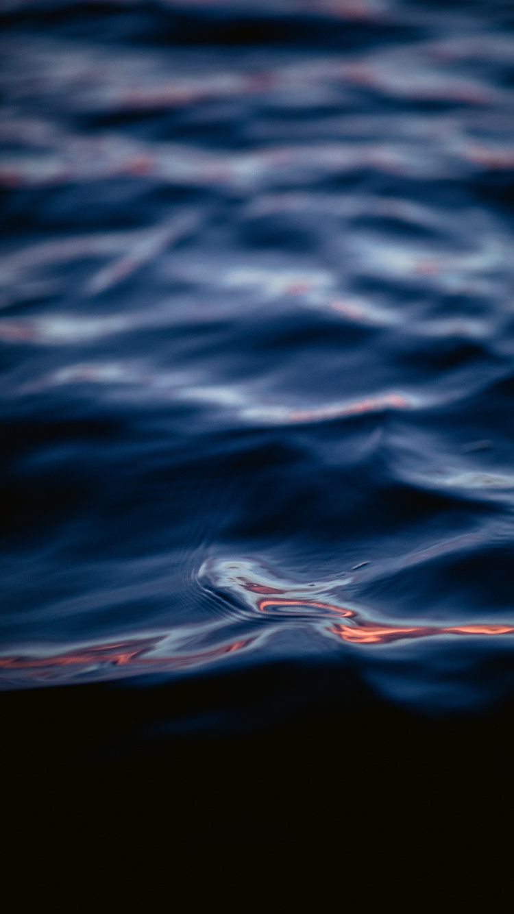 Обои атмосфера, море, спокойный, ветровая волна, смартфон в разрешении 750x1334