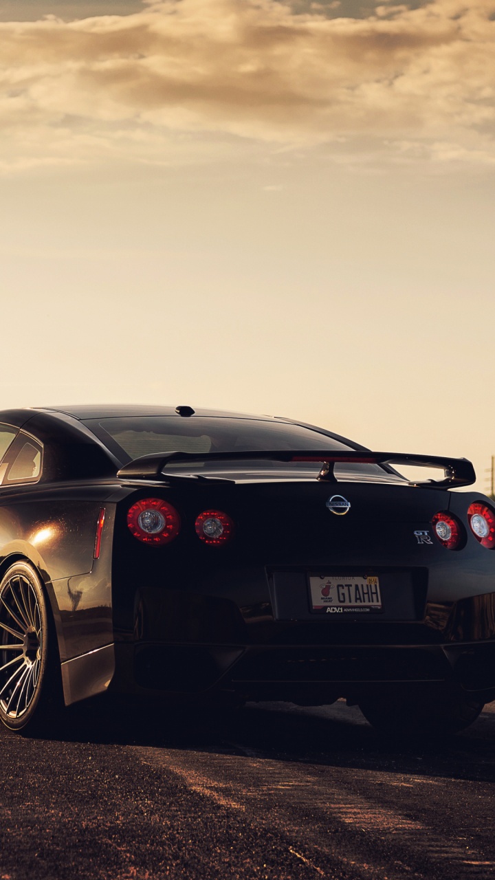 Обои авто, спорткар, суперкар, автомобильный экстерьер, Ниссан в разрешении 720x1280