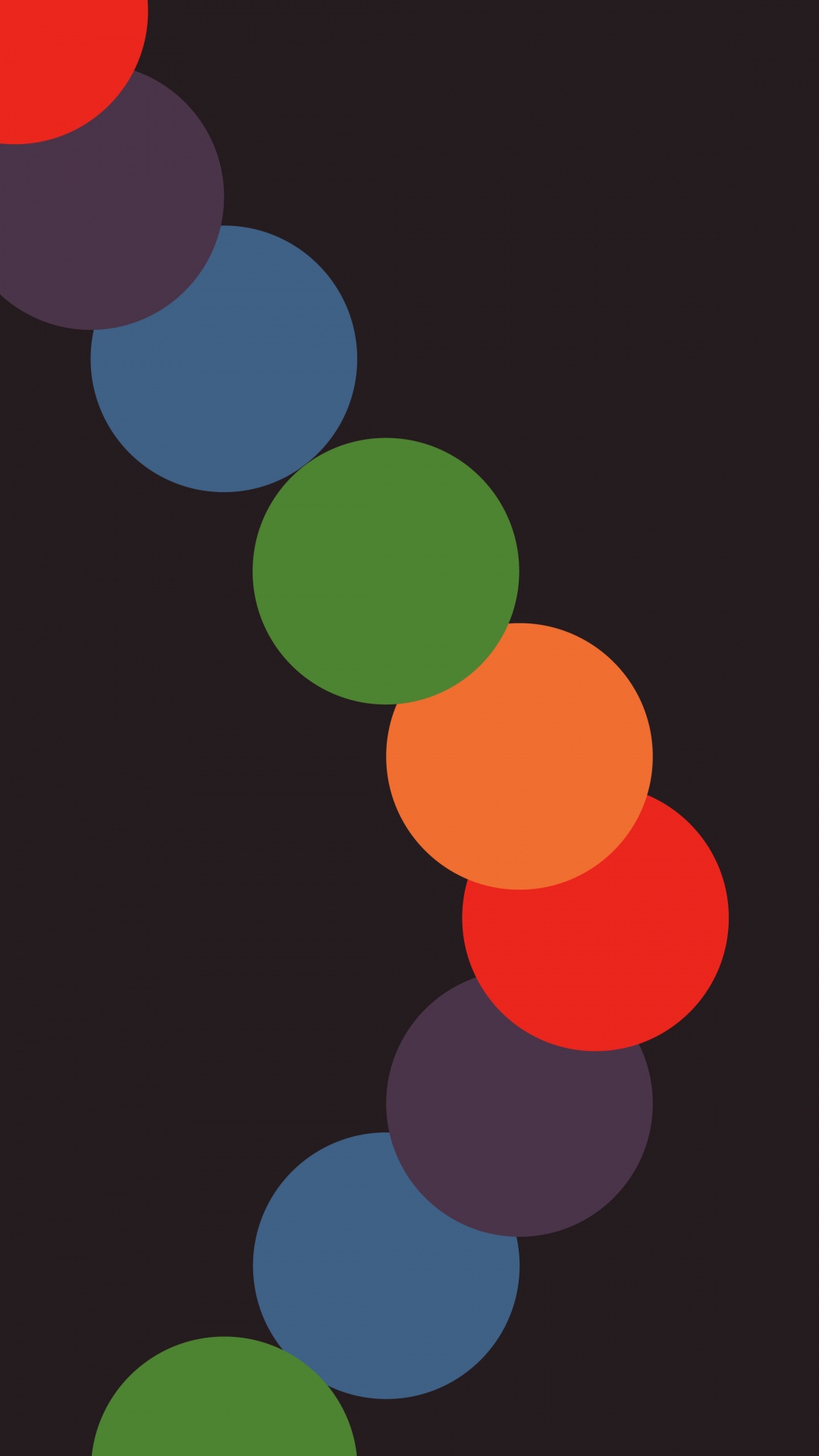 Обои визуальное искусство, красочность, арт, круг, полутона и оттенки в разрешении 1080x1920