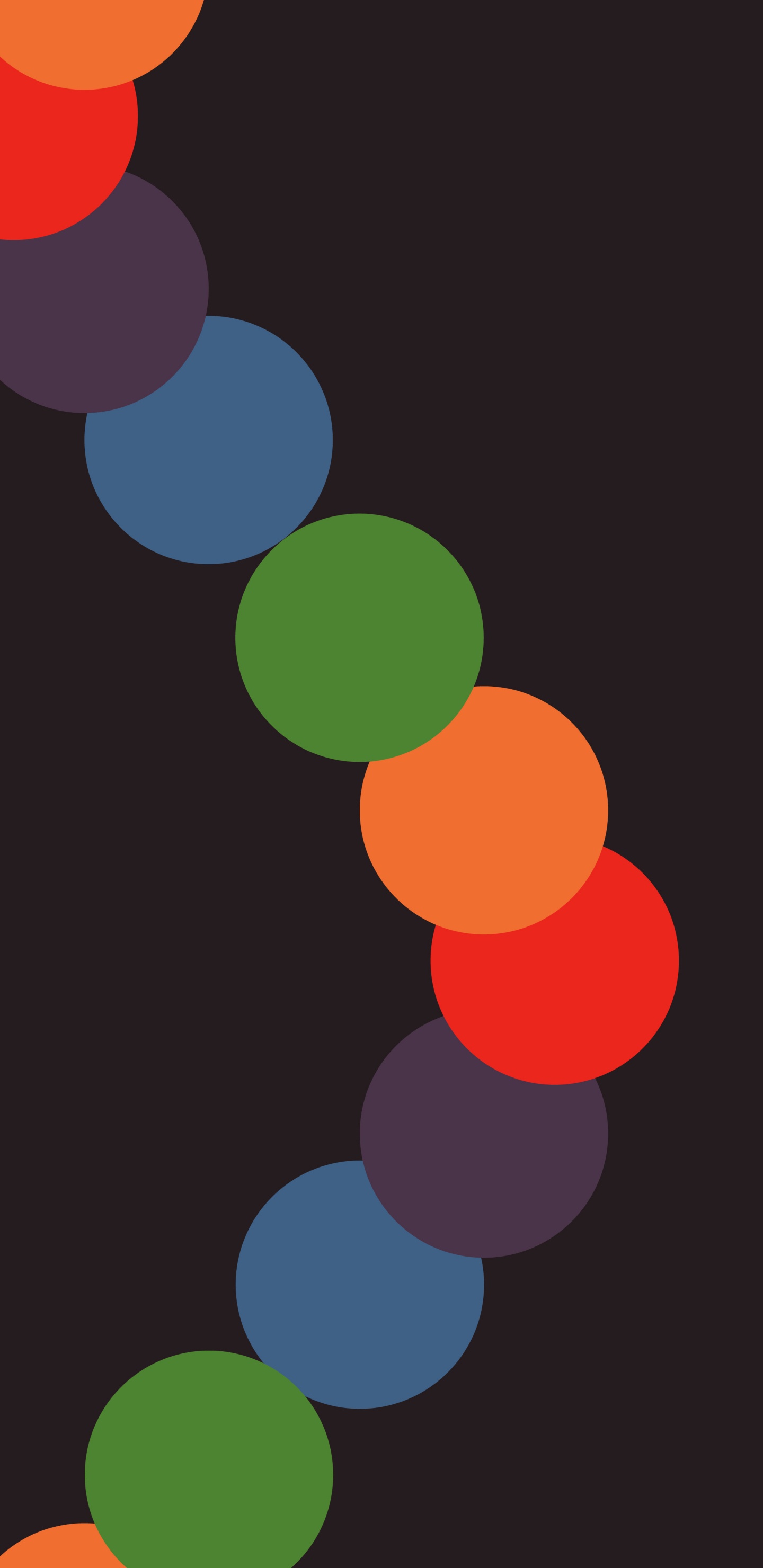 Обои визуальное искусство, красочность, арт, круг, полутона и оттенки в разрешении 1440x2960