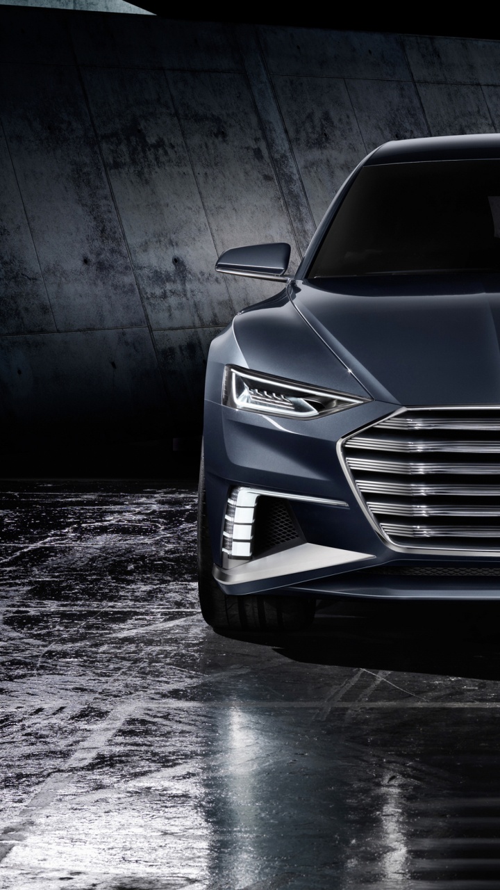 Обои audi, Ауди пролог, представительский автомобиль, решетка, моторный транспорт в разрешении 720x1280