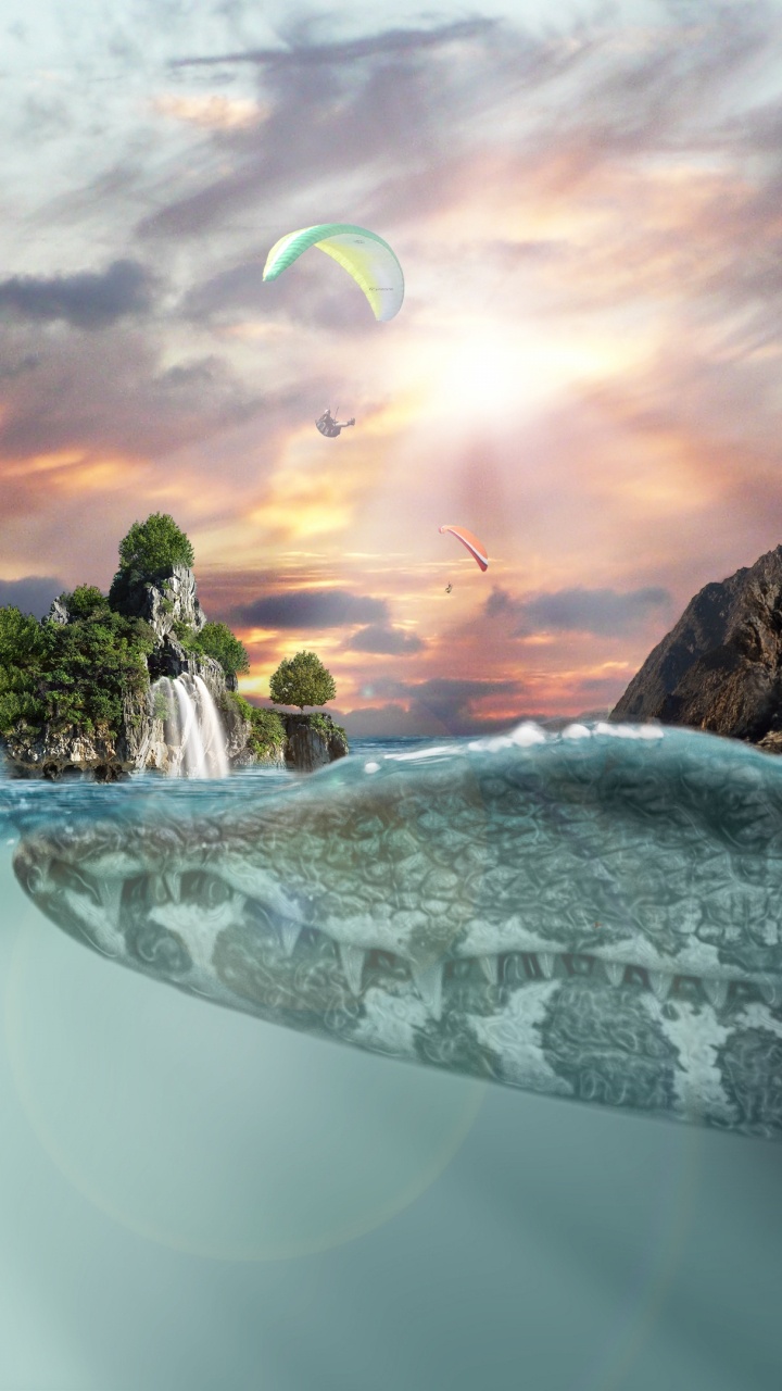 Обои море, природа, вода, океан, облако в разрешении 720x1280