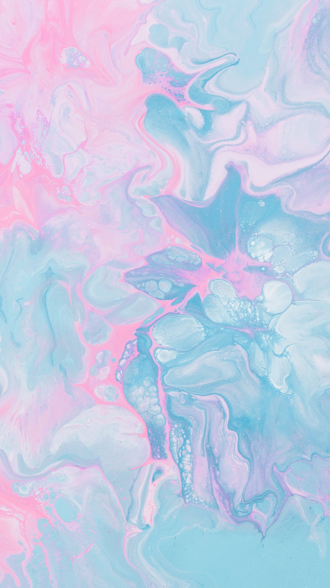 Обои розовый, арт, Аква, иллюстрация, узор в разрешении 1080x1920