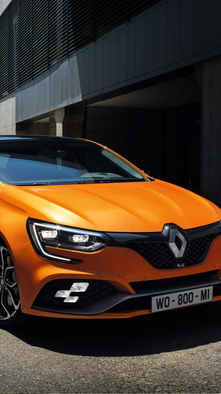 Обои Рено Меган РС, Mgane Рено Спорт, Рено, авто, Рено Спорт в разрешении 750x1334