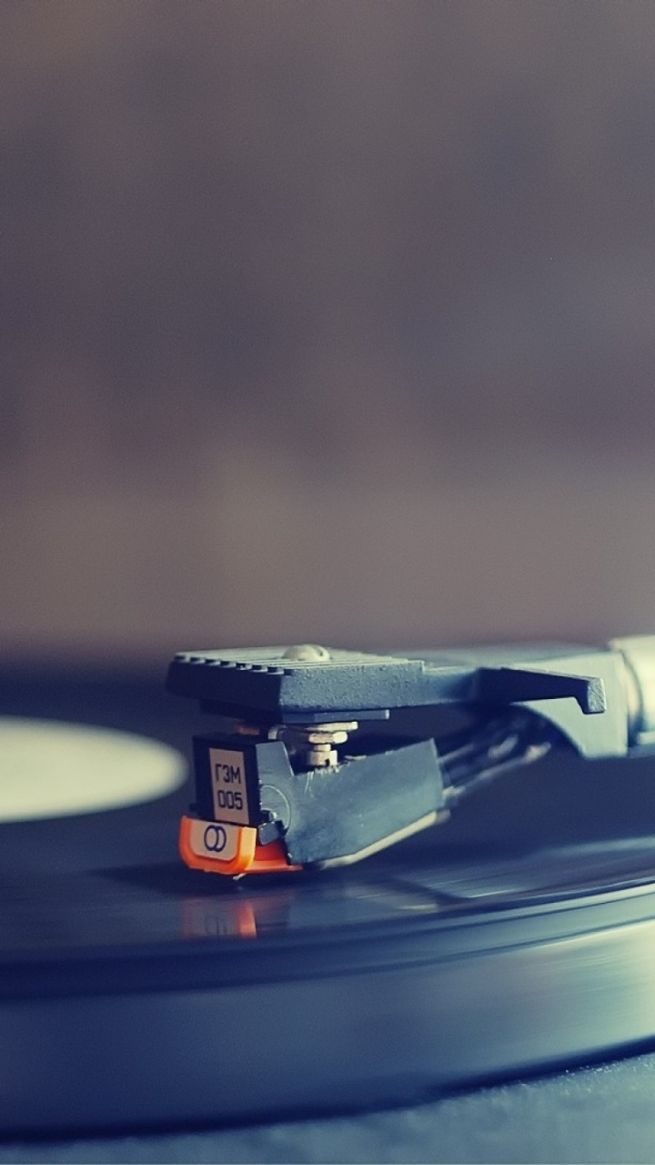 Обои граммофонная пластинка, фонограф, вода в разрешении 720x1280