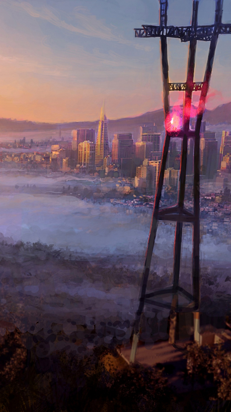 Обои Watch Dogs 2, сторожевой пес, ubisoft, Сан Франциско, playstation 4 в разрешении 750x1334