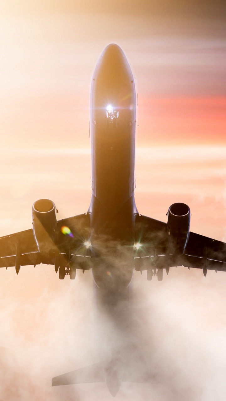 Обои аэрокосмическая техника, небо, воздушное путешествие, авиация, полет в разрешении 720x1280