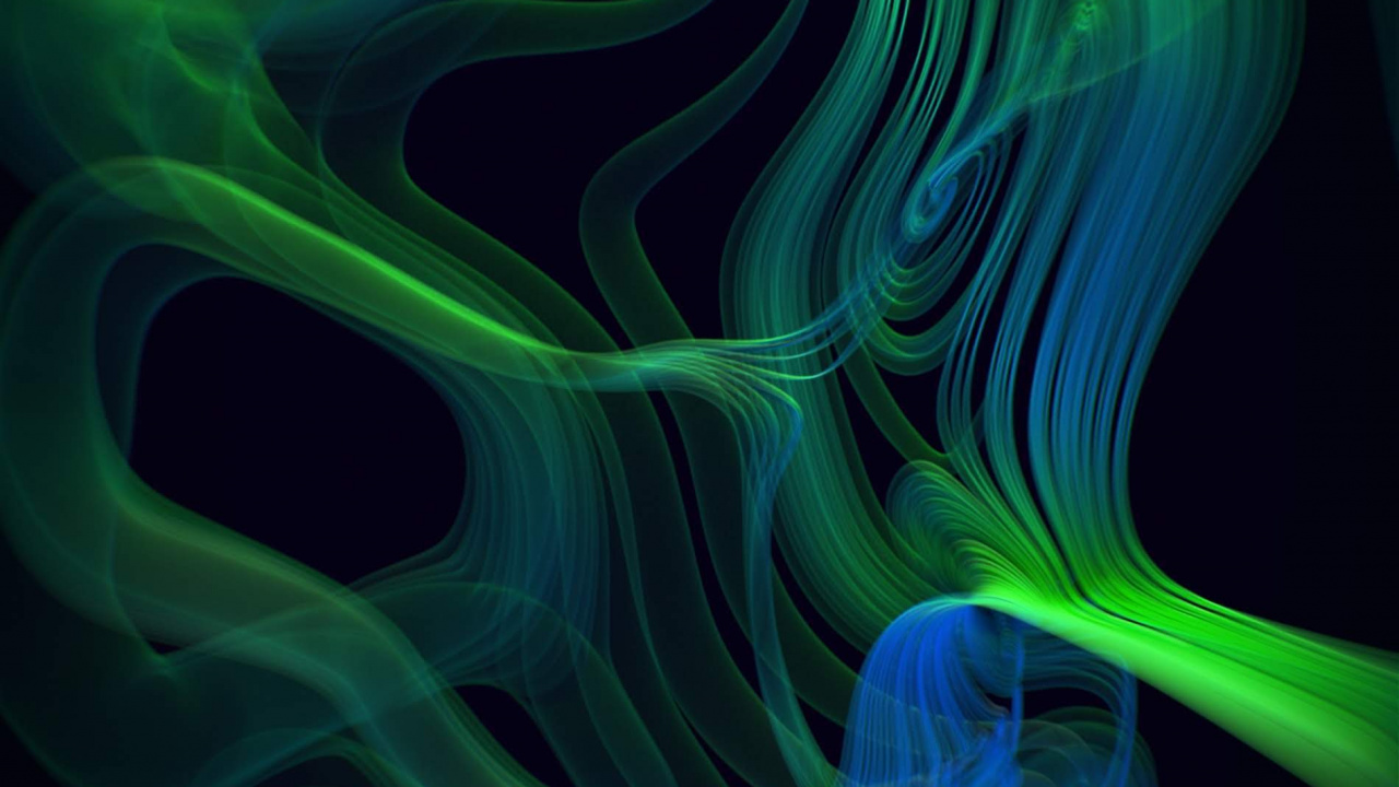 Обои Razer, Razer Phone 2, Google Pixel, синий, зеленый в разрешении 1280x720