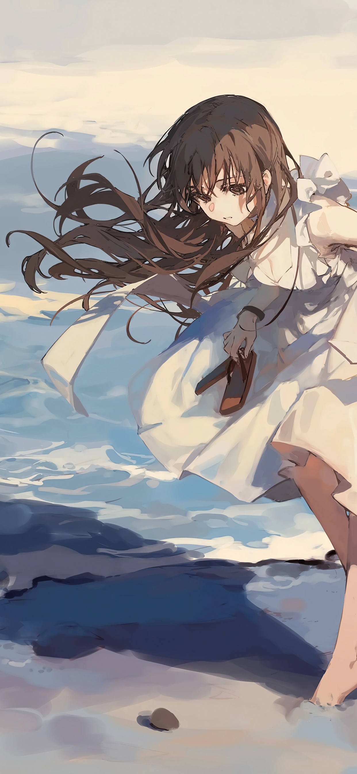 Обои иллюстрация, аниме, арт, рисование, рисование манги в разрешении 1242x2688