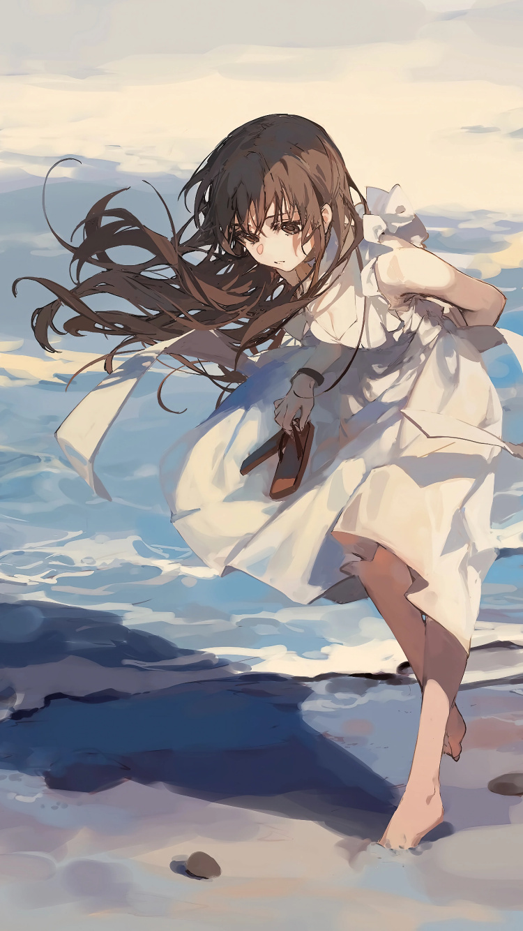 Обои иллюстрация, аниме, арт, рисование, рисование манги в разрешении 750x1334