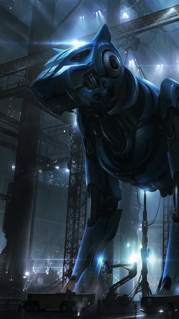 Обои киборг, спецэффекты, cg работы, робот, вымышленный персонаж в разрешении 720x1280