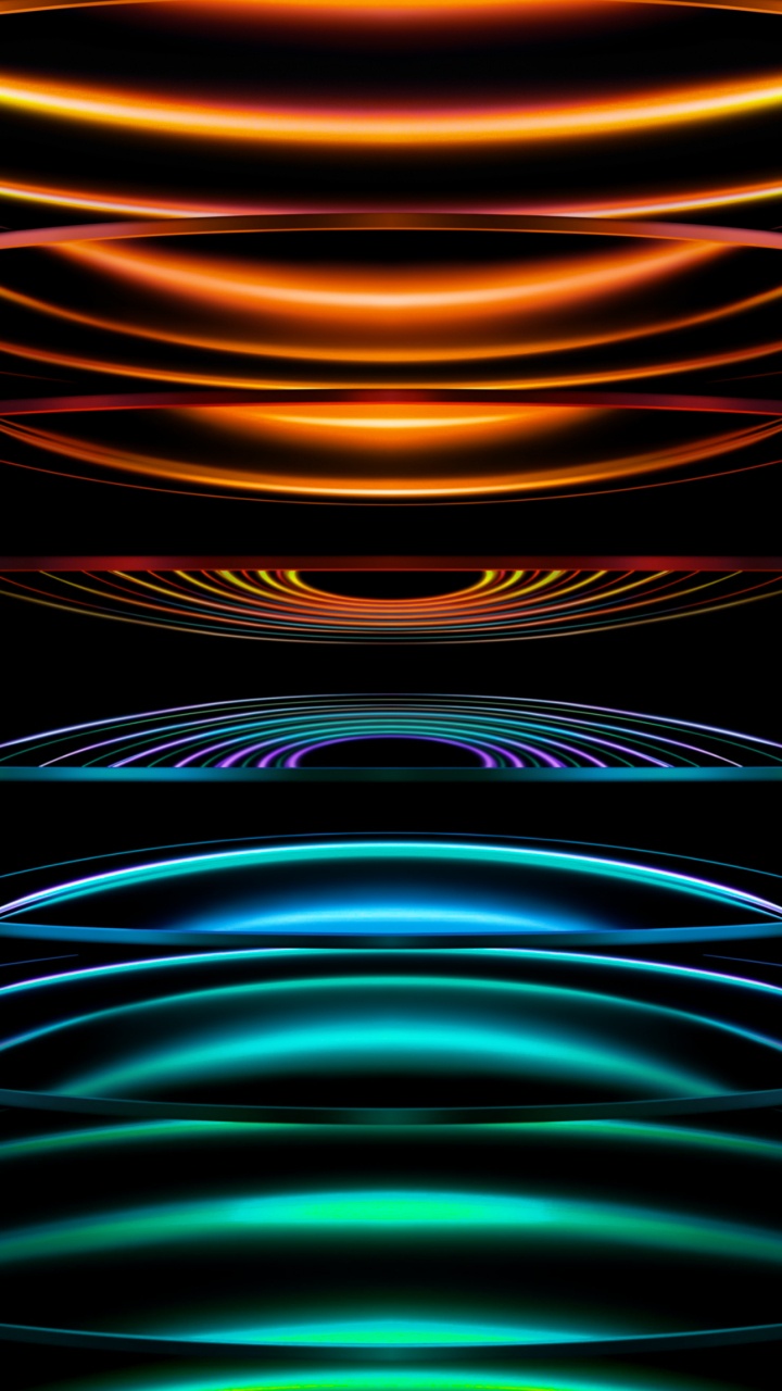 Обои Оранжевый цвет, электричество, арт, газ, параллель в разрешении 720x1280