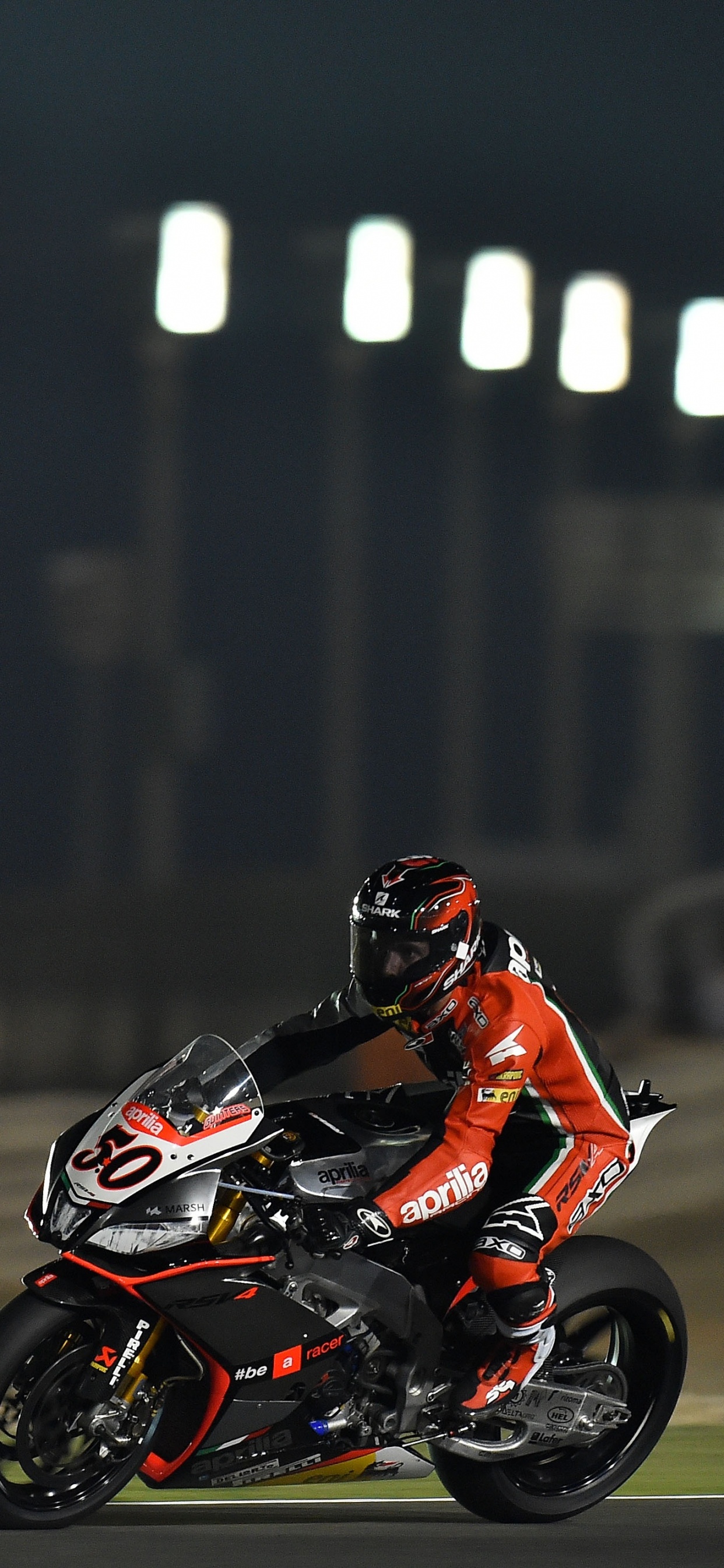 Обои гоночный, мотоцикл, автоспорт, мотогонщик, мотоспорт в разрешении 1242x2688