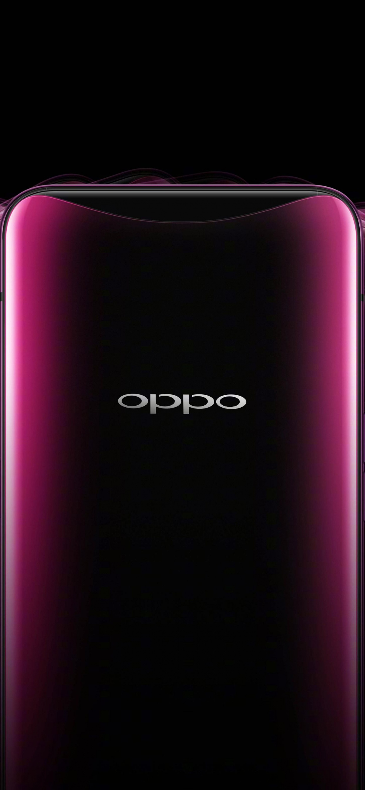 Обои OPPO Найти Х, смартфон, OPPO, красный цвет, пурпур в разрешении 1242x2688