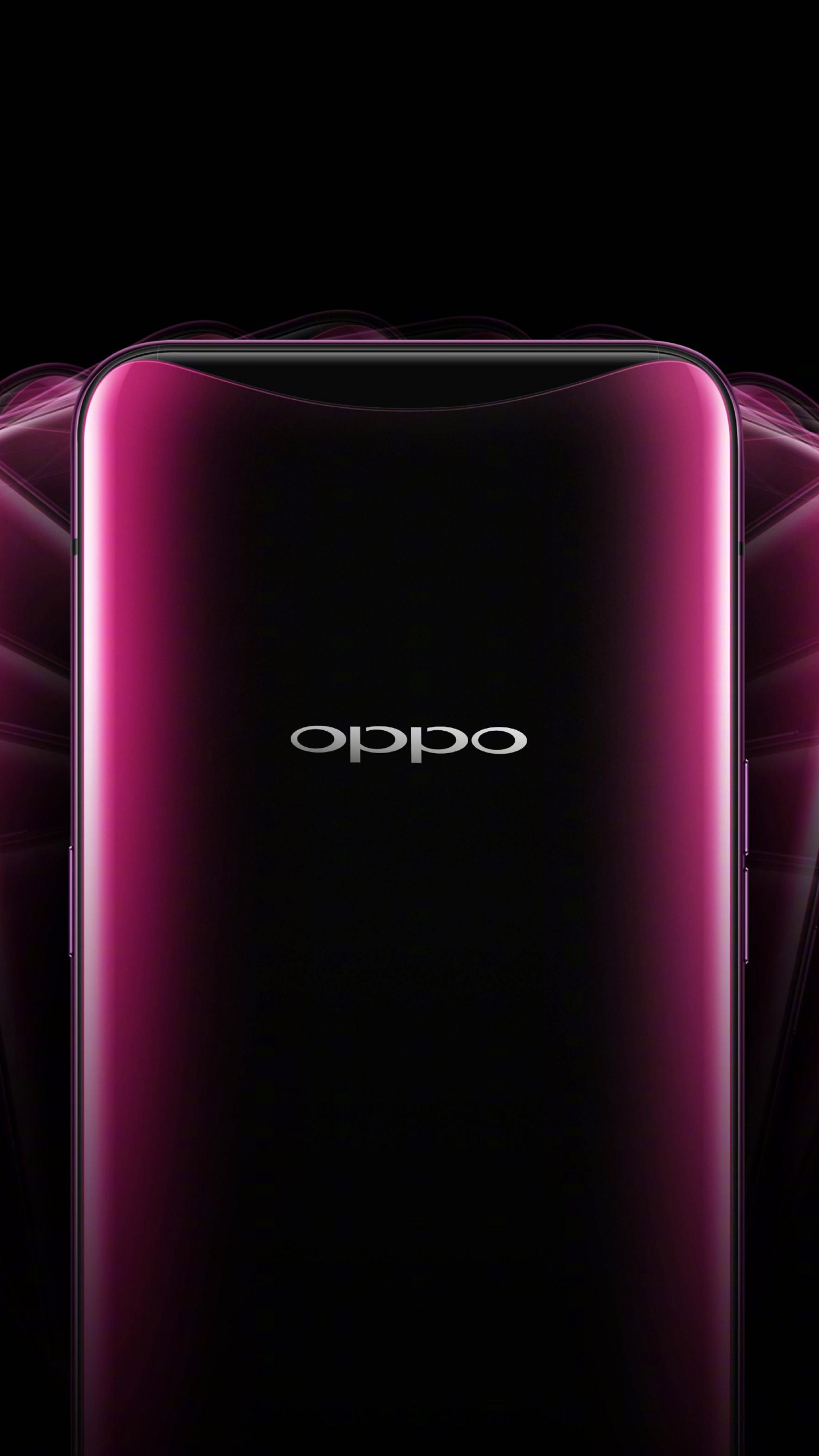 Обои OPPO Найти Х, смартфон, OPPO, красный цвет, пурпур в разрешении 1440x2560