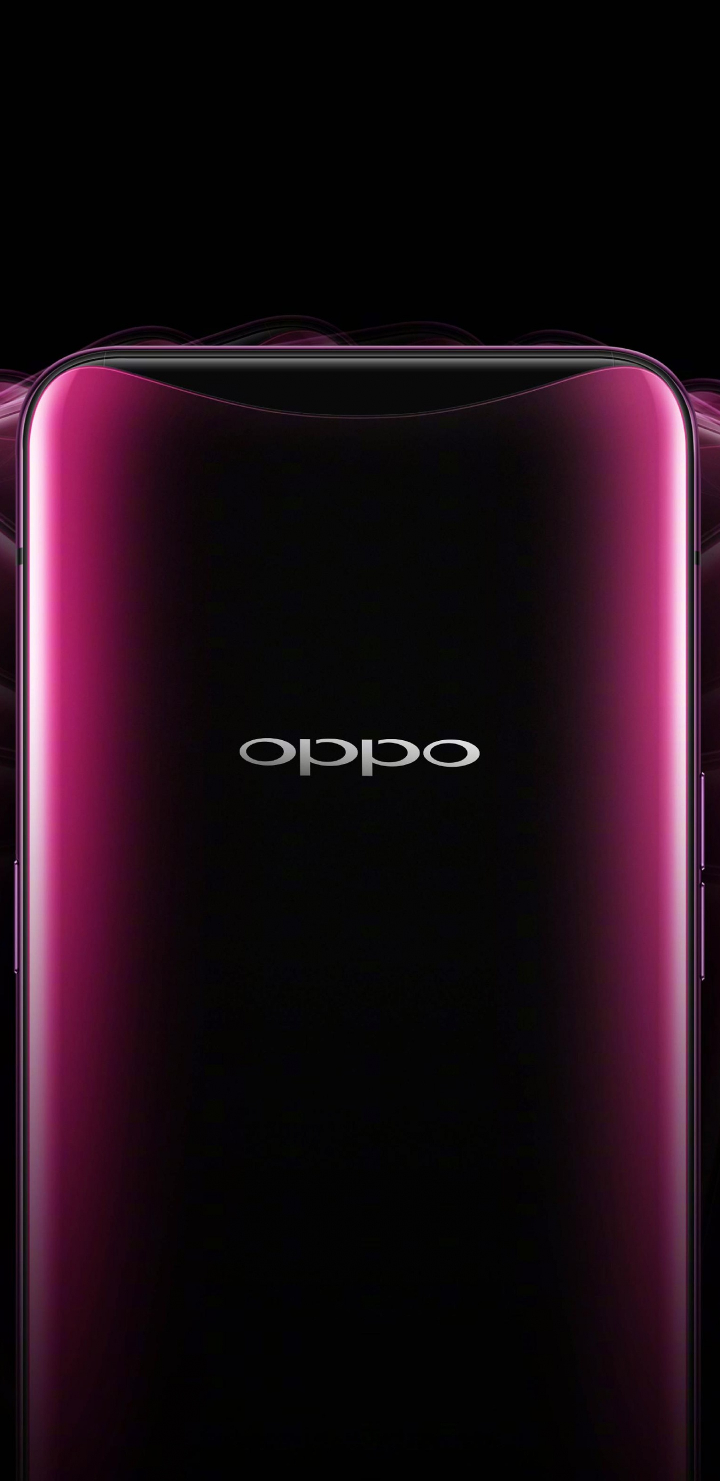 Обои OPPO Найти Х, смартфон, OPPO, красный цвет, пурпур в разрешении 1440x2960