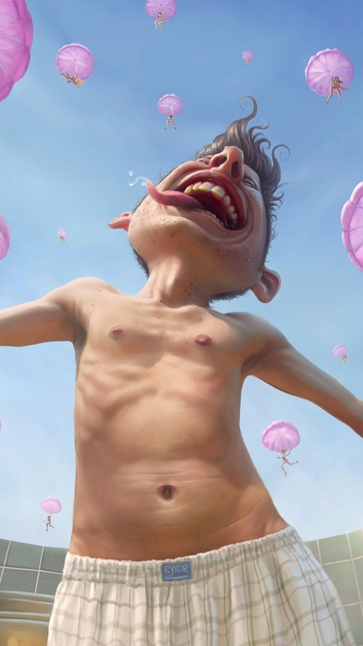 Обои иллюстрация, арт, цифровое искусство, иллюстратор, живопись в разрешении 720x1280