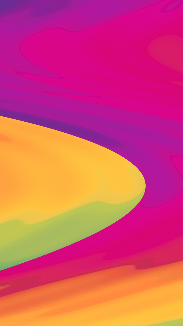 Обои цвет, Апельсин, красочность, желтый, пурпур в разрешении 750x1334