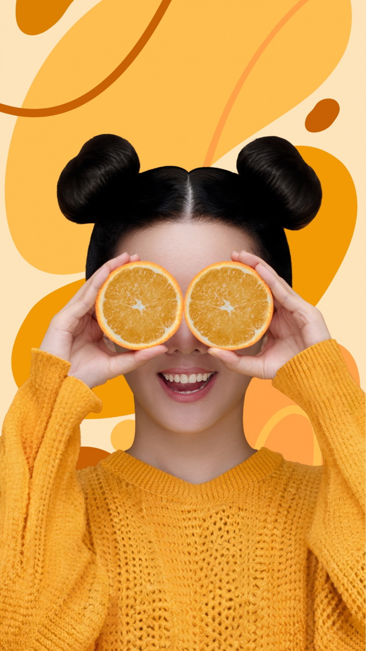 Обои Huawei, гармония, гармония 4, смартфон, волосы в разрешении 750x1334