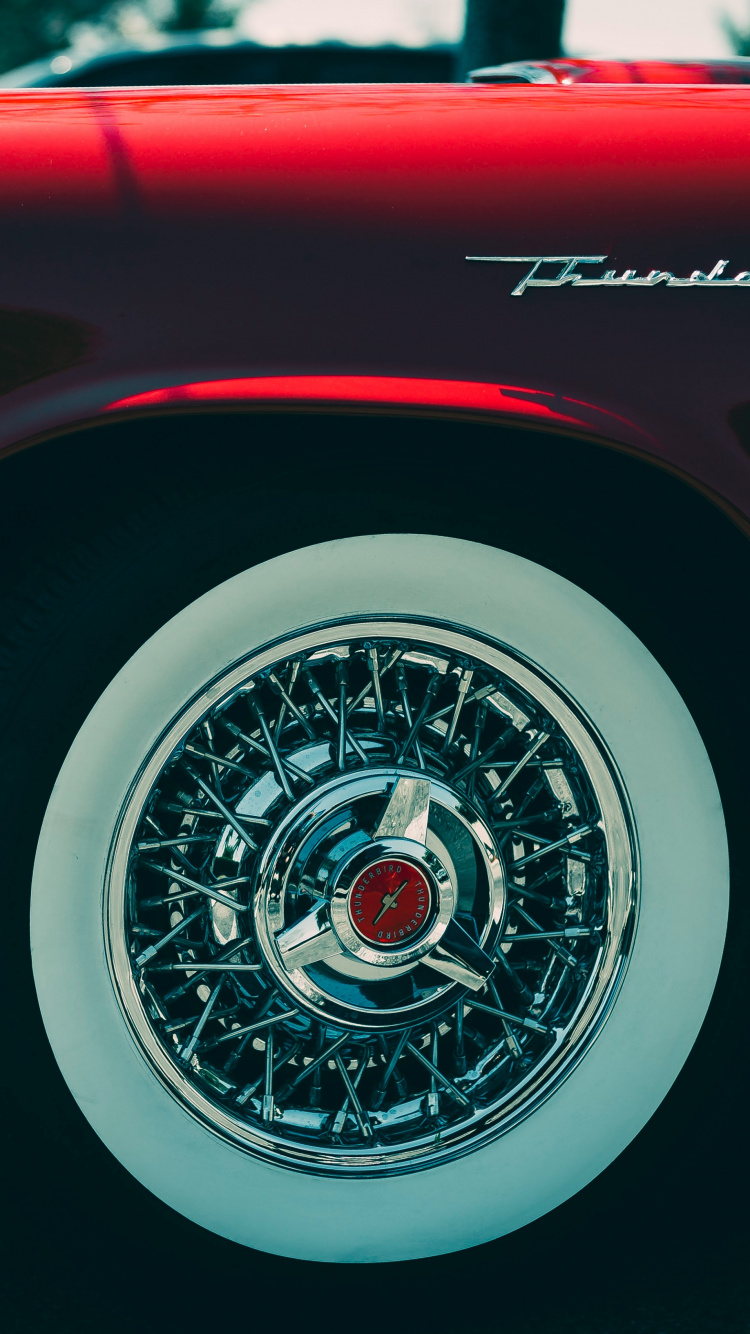 Обои Форд тандерберд, авто, ford, шина, Классика в разрешении 750x1334