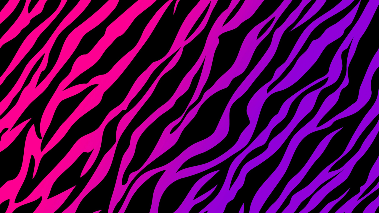 Обои Гепард, животных печати, зебра, пурпур, узор в разрешении 1280x720
