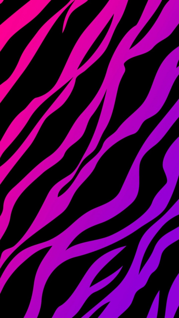 Обои Гепард, животных печати, зебра, пурпур, узор в разрешении 720x1280