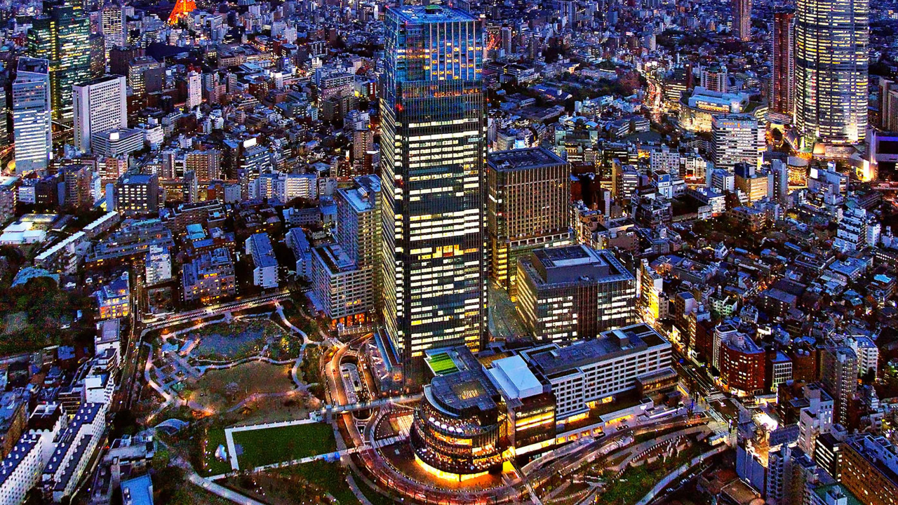 Обои В Токио, Роппонги Хиллз, город, городской пейзаж, городской район в разрешении 1280x720