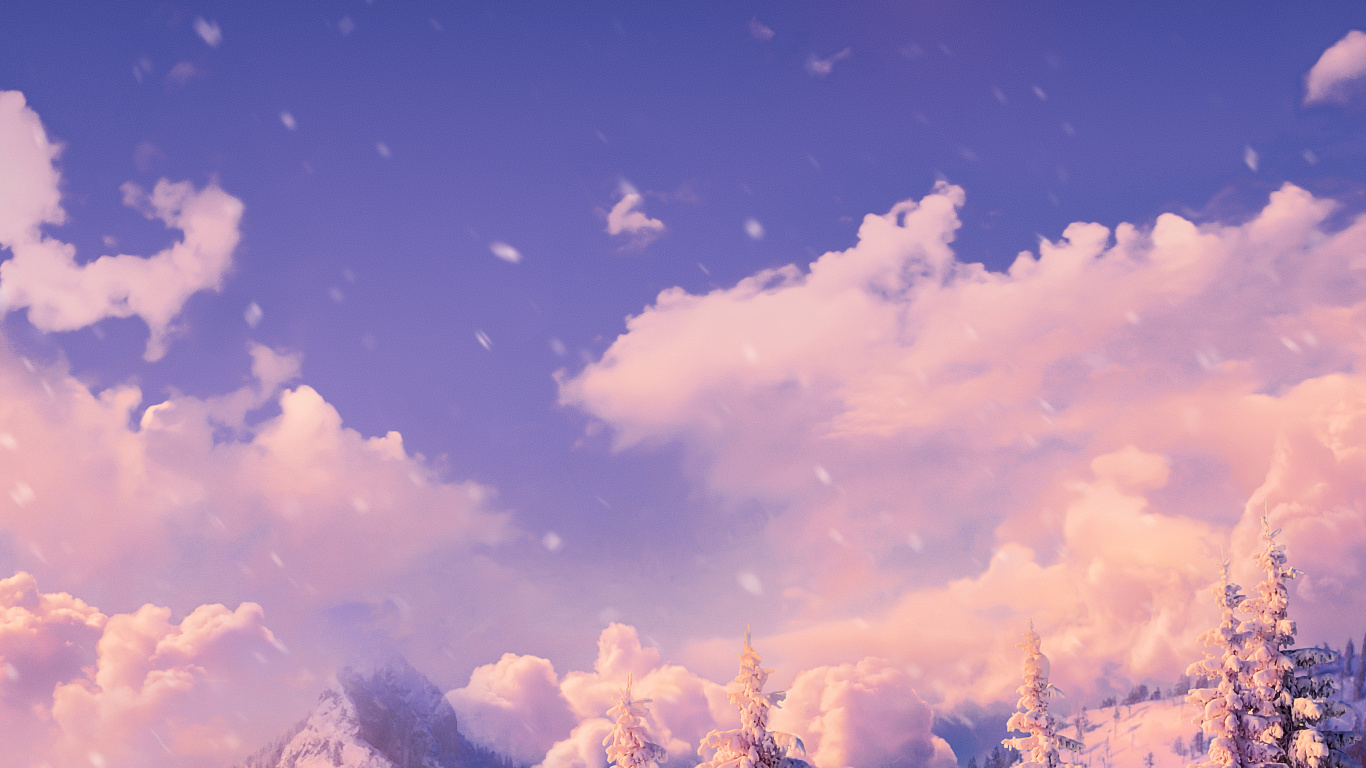 Обои облако, атмосфера, дневное время, гора, мир в разрешении 1366x768