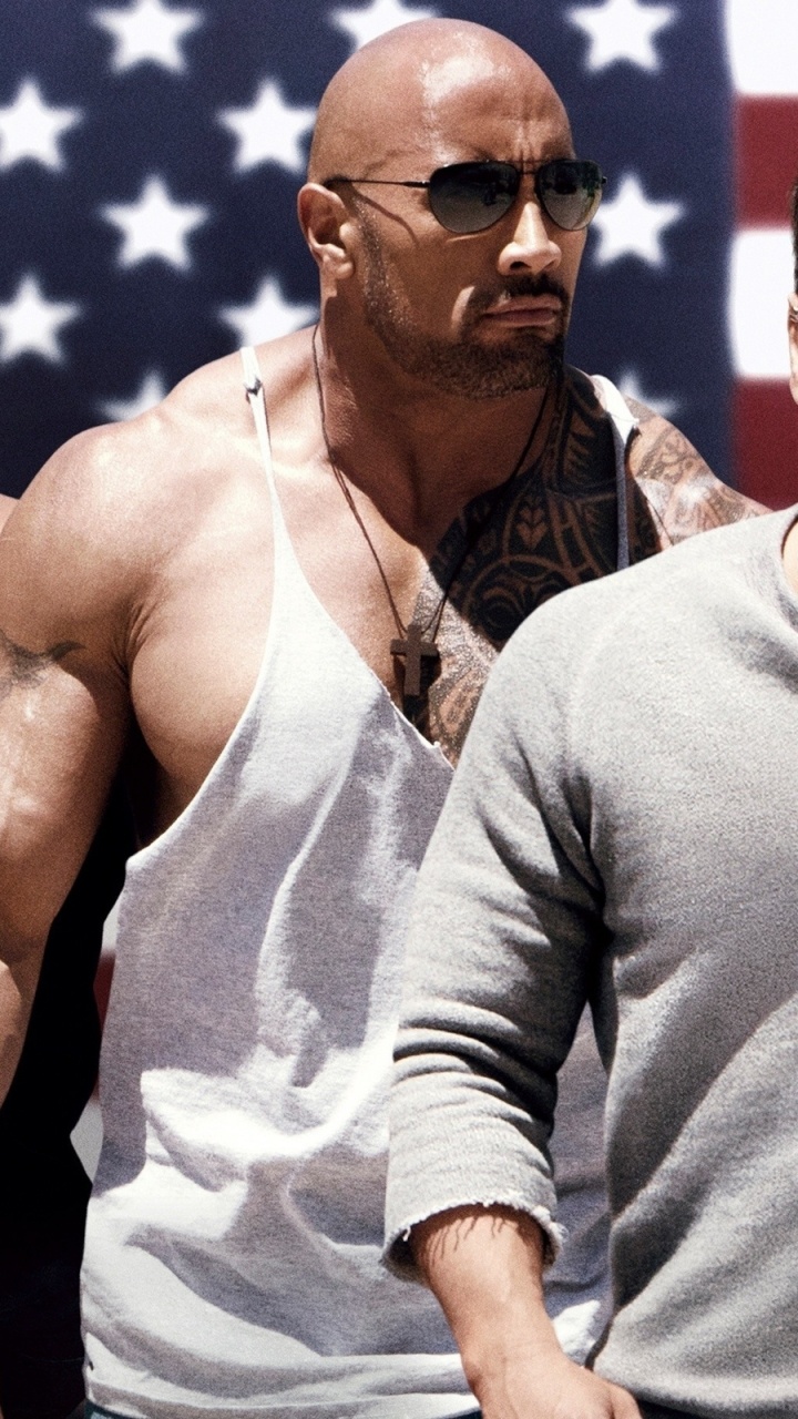 Обои Усиление Боли, Марк Уолберг, Майкл Бэй, Дуэйн Джонсон, Спортзале в разрешении 720x1280