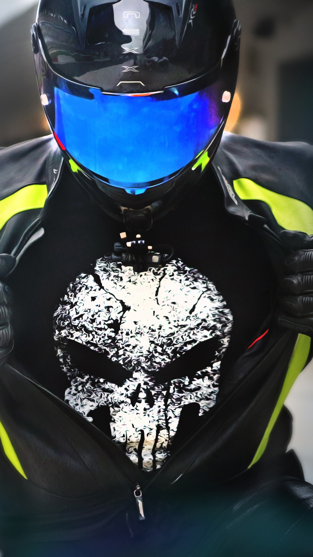 Обои Яш фильмов, мотоцикл, мотоциклетный шлем, шлем, мотогонщик в разрешении 1080x1920