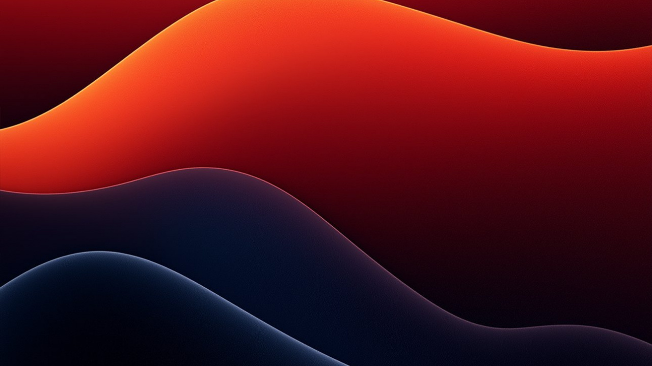 Обои красный цвет, Оранжевый цвет, графика в разрешении 1280x720