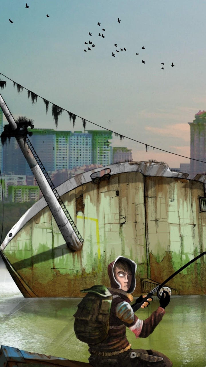 Обои вода, водный путь, реки, мост, водоток в разрешении 720x1280