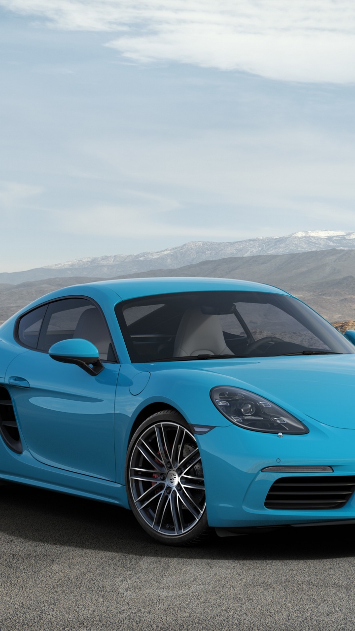 Обои 2017 Порше 718 Кайман, Порше, спорткар, авто, суперкар в разрешении 720x1280