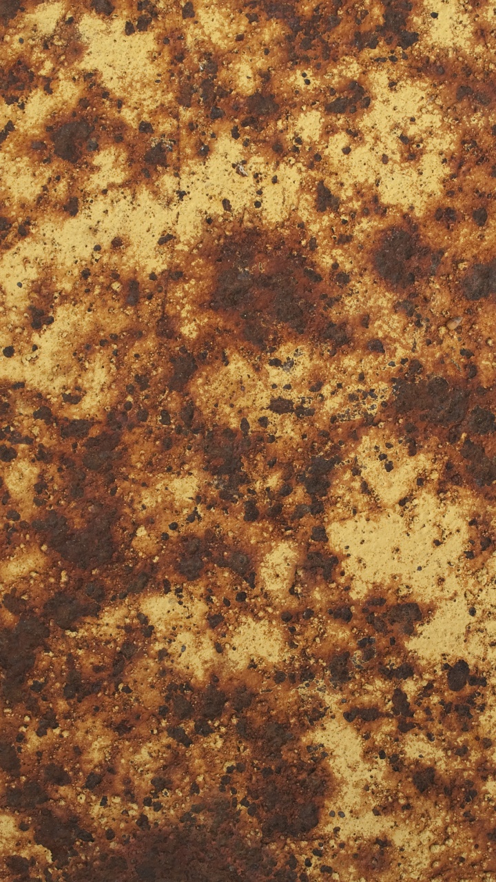 Обои металл, ржавчина, коричневый цвет, узор, почва в разрешении 720x1280