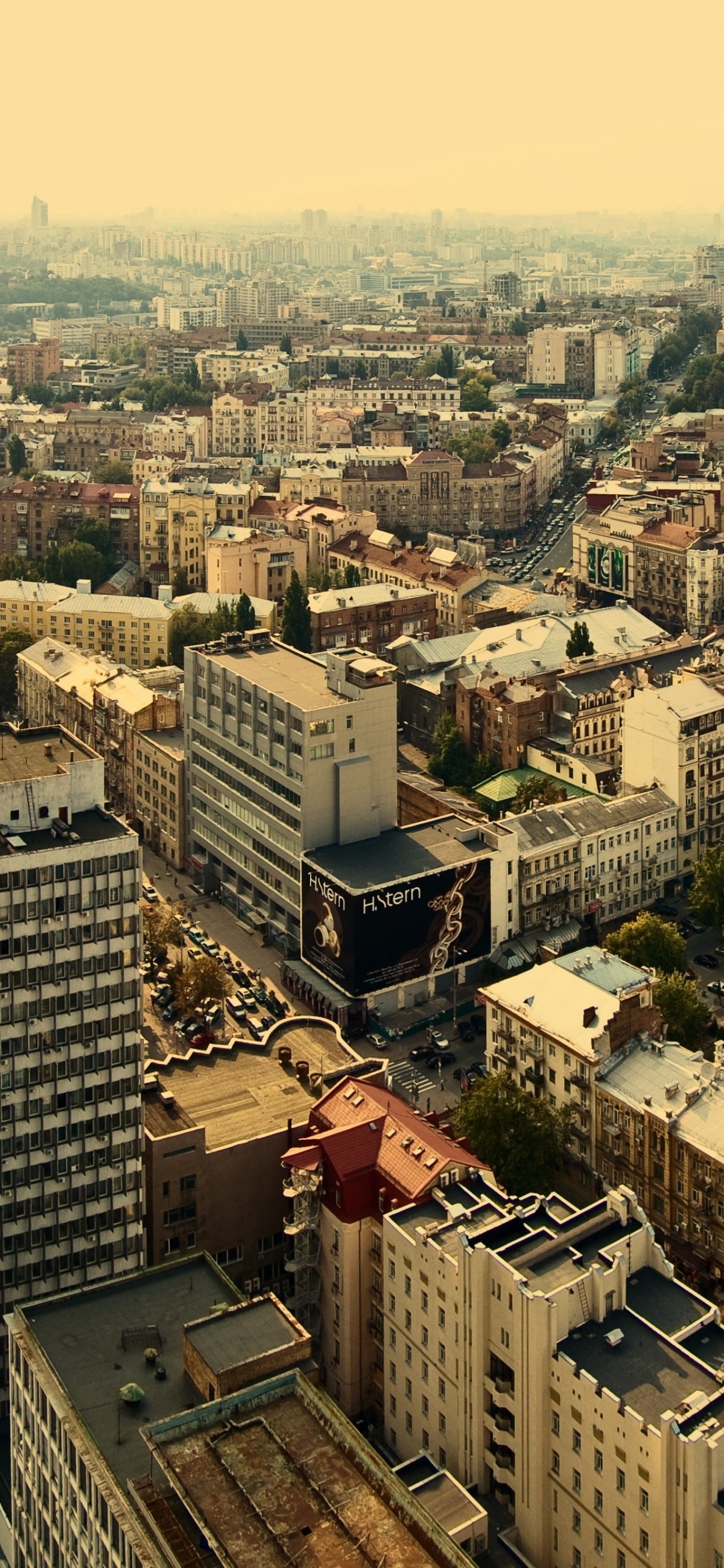 Обои городской район, город, городской пейзаж, метрополия, ориентир в разрешении 1242x2688